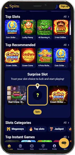 Telefonunuzdaki Spinay casino uygulamasının özellikleri