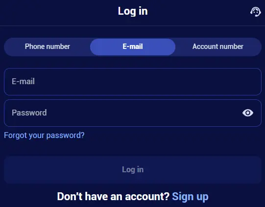 Log in and start playing at Spinay Casino